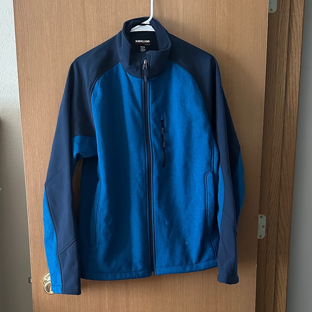 Kirkland Signature Men's Two-Tone Blue Performance Jacket